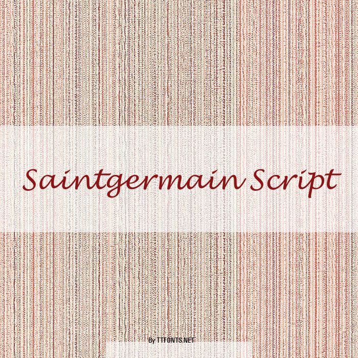 Saintgermain Script example